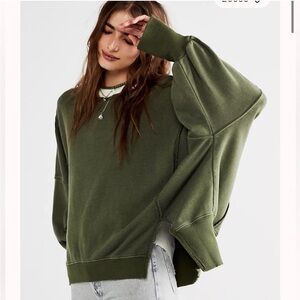Free People Camden Pullover - Green